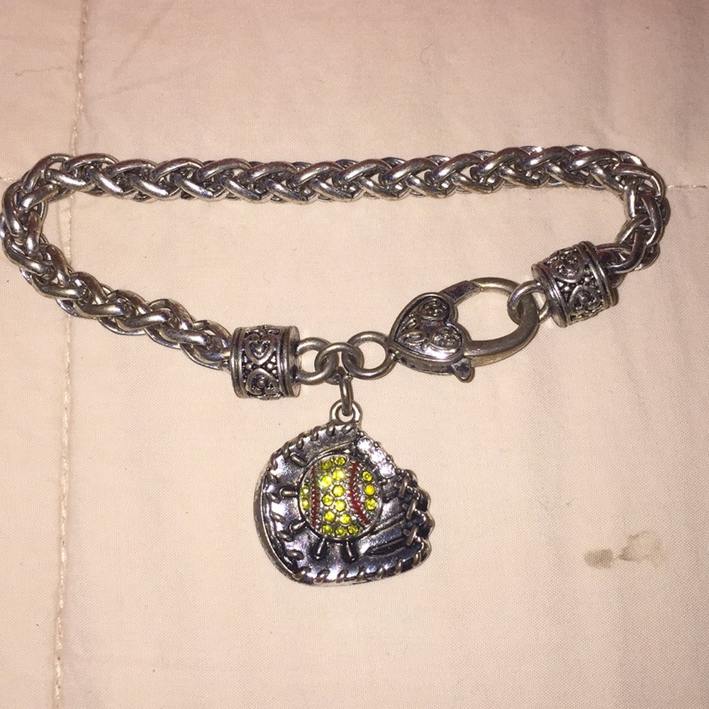 Softball bracelet